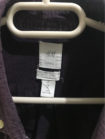 H&M Mürdüm Erkek Gömlek