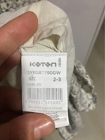 24-36 Ay Beden Koton elbise