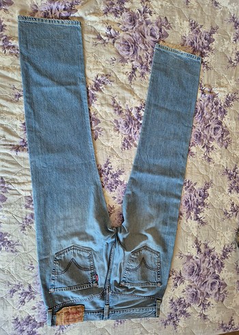 Levis lives 501 Mavi Düğmeli erkek Kot Pantolon