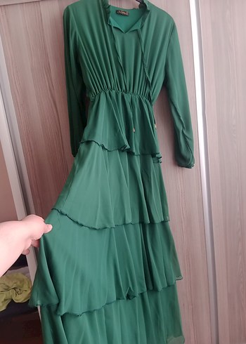 Diğer Yeşil şifon elbise