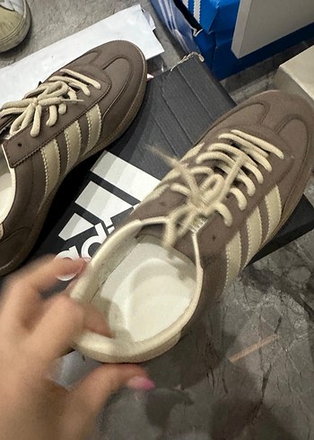 Kahverengi Spor Kadın Sneakers - Görsel 3