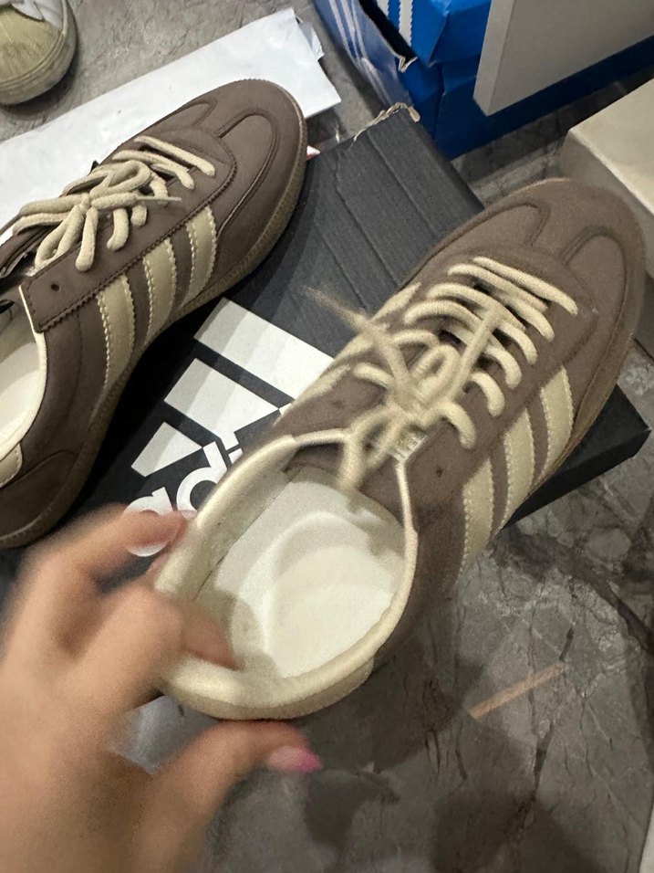 Kahverengi Spor Kadın Sneakers - Görsel 3