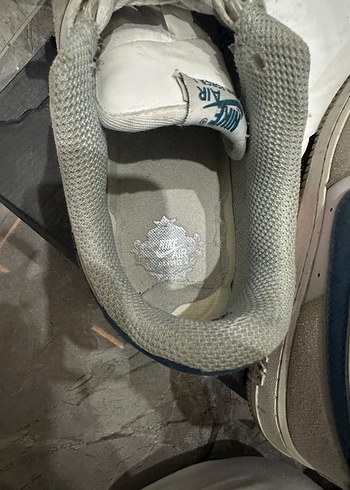 Gri Beyaz Nike Spor Ayakkabı - Görsel 4