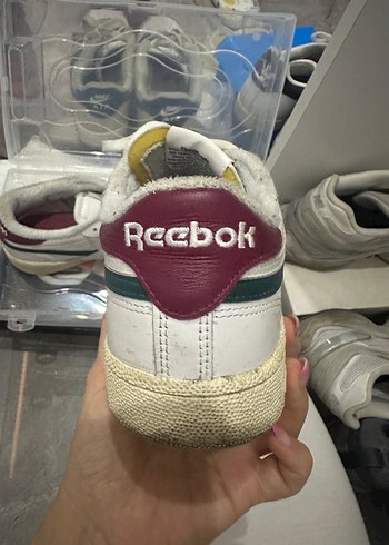 Reebok Beyaz Gri Kadın Spor Ayakkabı - Görsel 5
