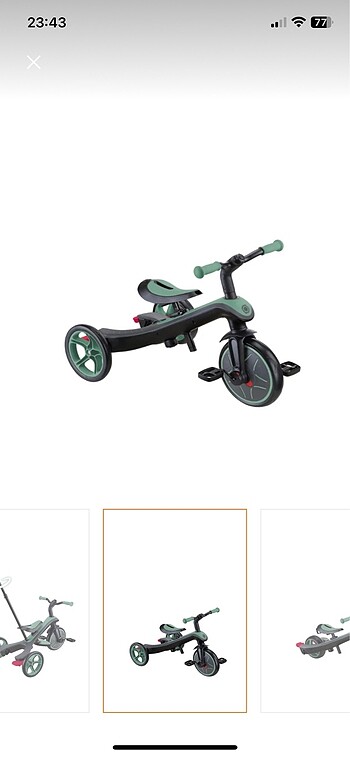 Beden yeşil Renk Globber 4in 1 zeytin yeşili
