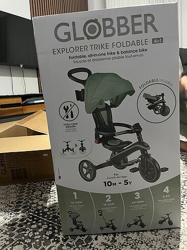 Diğer Globber 4in 1 zeytin yeşili