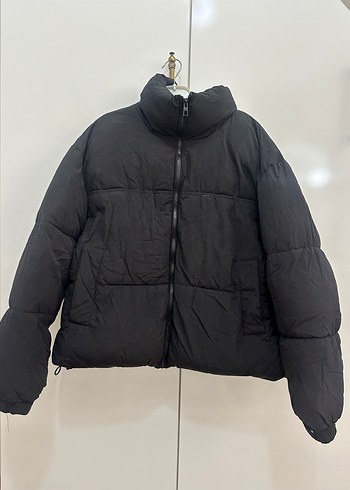 Bershka Siyah Kadın Sıcak Mont