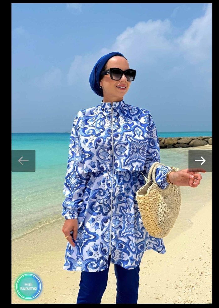 Ka Hijab marka Tesettür plaj kıyafeti haşema - Görsel 2