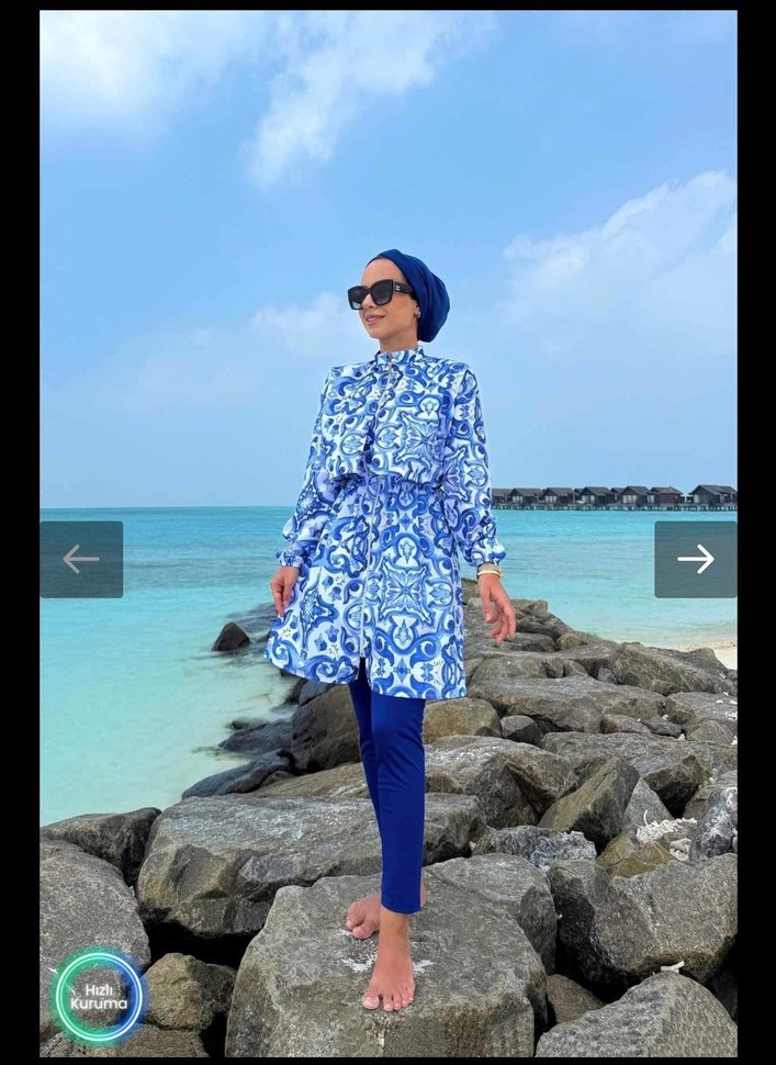 Ka Hijab marka Tesettür plaj kıyafeti haşema - Görsel 4