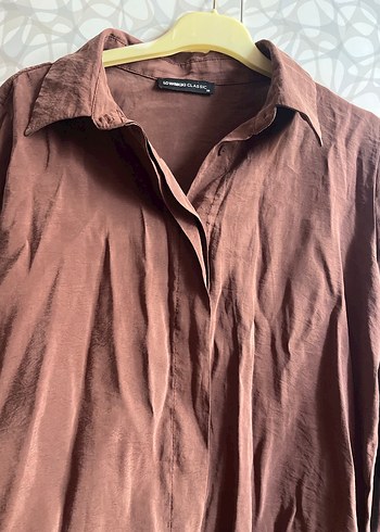 Kahverengi gömlek - Görsel 5