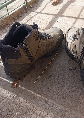 Gri Kamuflaj Desenli Erkek Outdoor Bot - Görsel 4