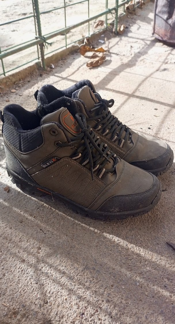 Gri Kamuflaj Desenli Erkek Outdoor Bot - Görsel 3