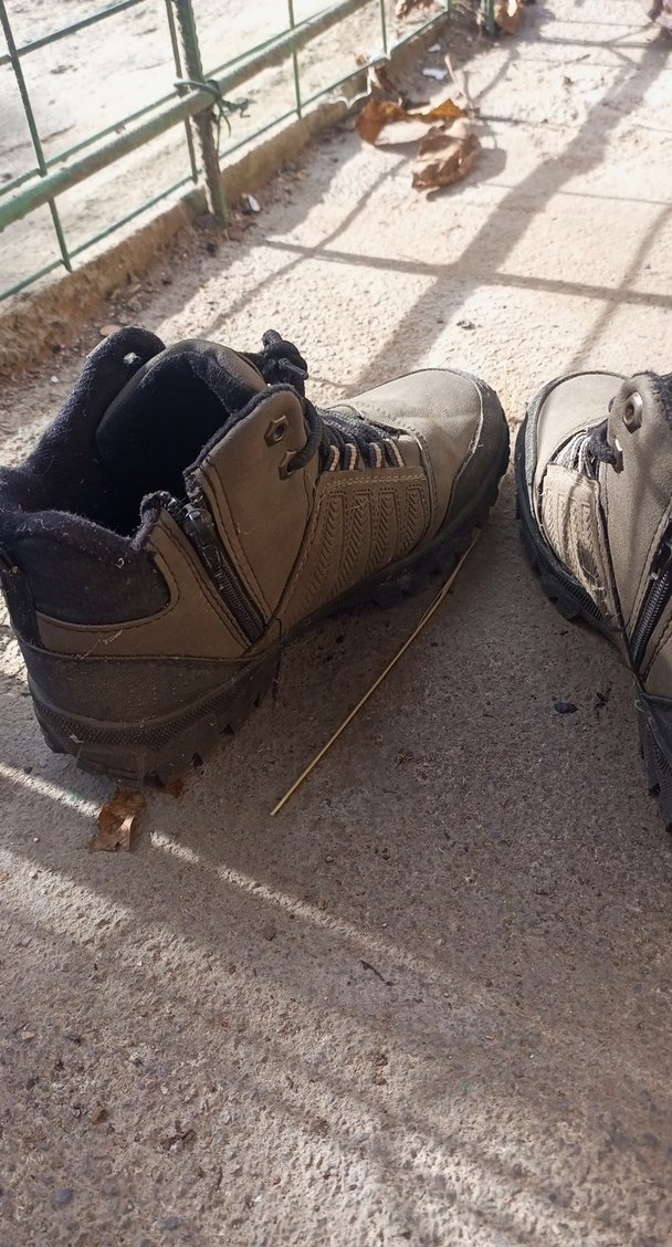 Gri Kamuflaj Desenli Erkek Outdoor Bot - Görsel 4