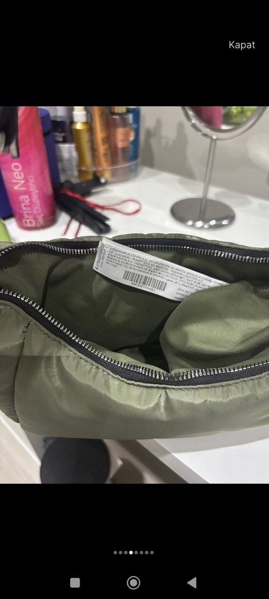 Gri Fermuarlı Kadın Spor Çanta - Görsel 4