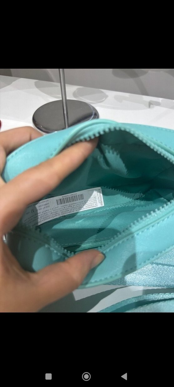 Kadın Turkuaz Deri Bel Çantası - Görsel 4