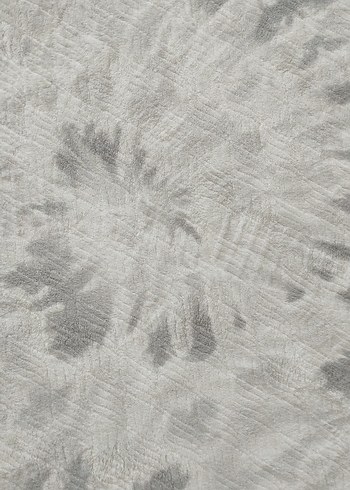 Gri Batik Desenli Yatak Örtüsü - Görsel 2