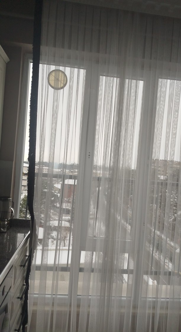 Modern Klasik Beyaz Tül Perde - Görsel 2