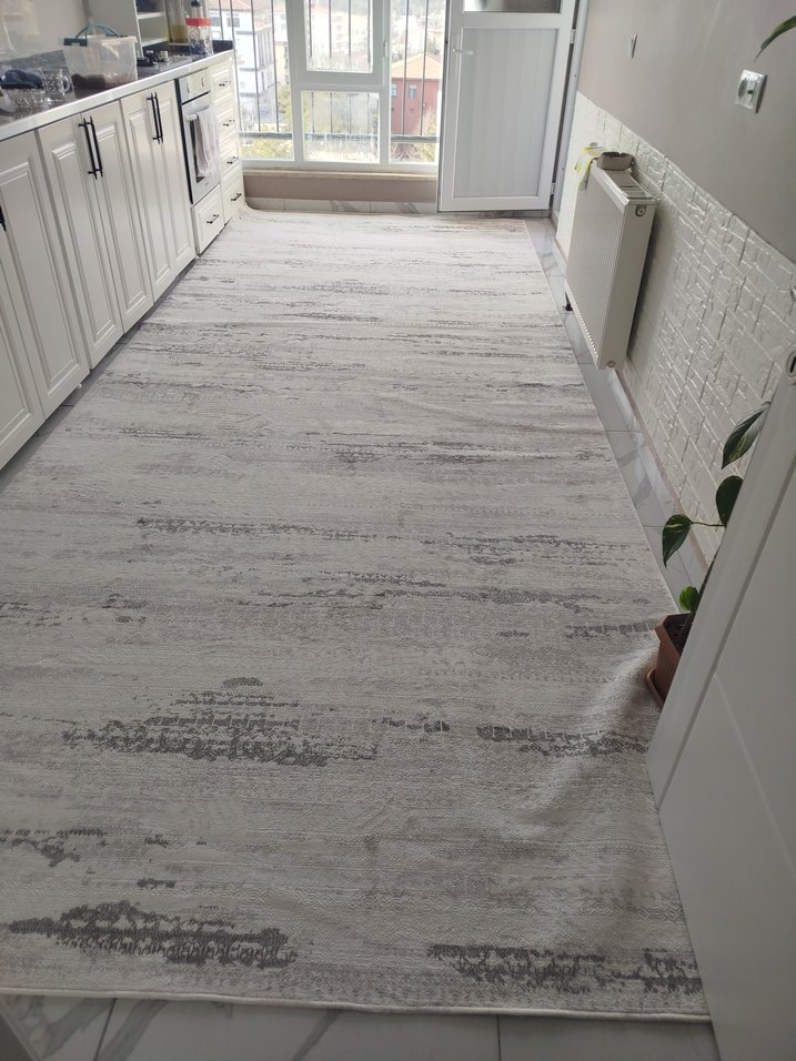 Gri Çağdaş Desensiz Halı - Görsel 3