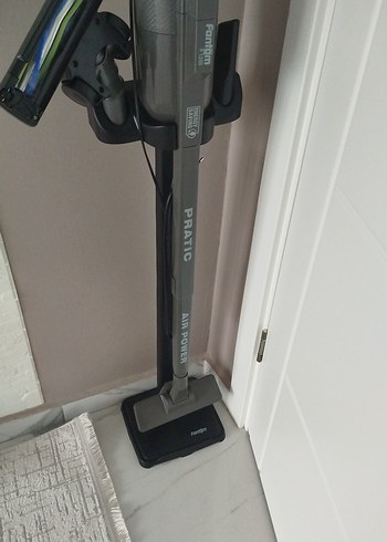 Gri Pratik Dikey Elektrikli Süpürge - Görsel 3