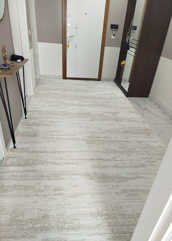 Çağdaş Bej Gri Renkli Halı - Görsel 3