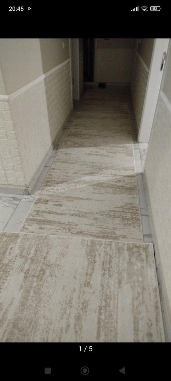 Çağdaş Bej Gri Renkli Halı - Görsel 2