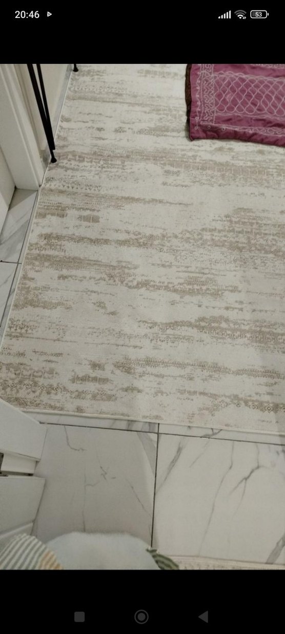 Çağdaş Bej Gri Renkli Halı - Görsel 4