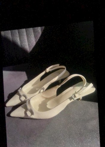 Beyaz mango Kadın Stiletto Gelin Ayakkabısı - Görsel 3