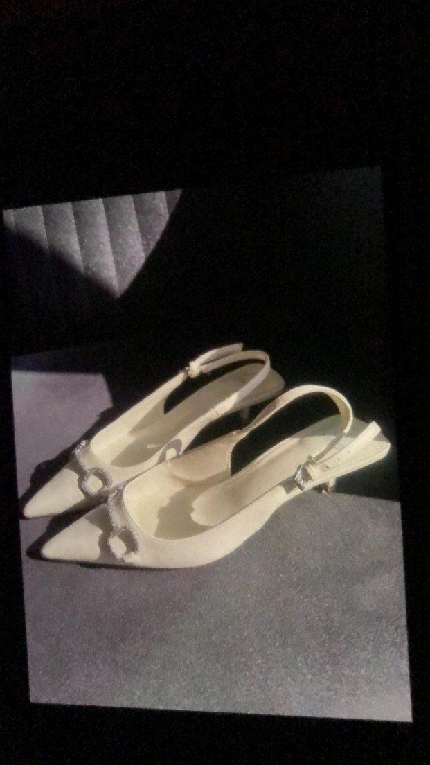 Beyaz mango Kadın Stiletto Gelin Ayakkabısı - Görsel 4