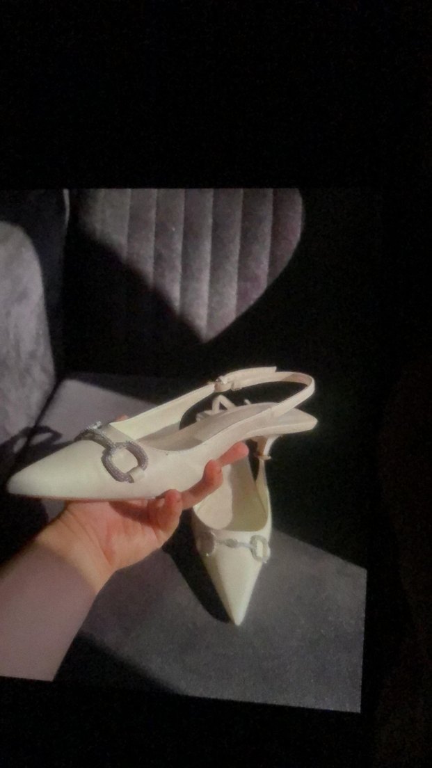 Beyaz mango Kadın Stiletto Gelin Ayakkabısı - Görsel 2