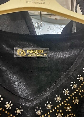 Kadife tesettür elbise - Görsel 3