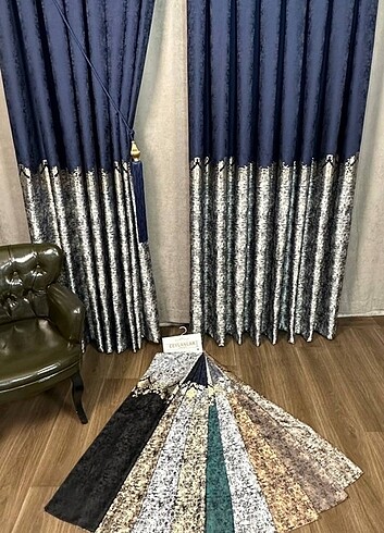 Beden çeşitli Renk Taç perde