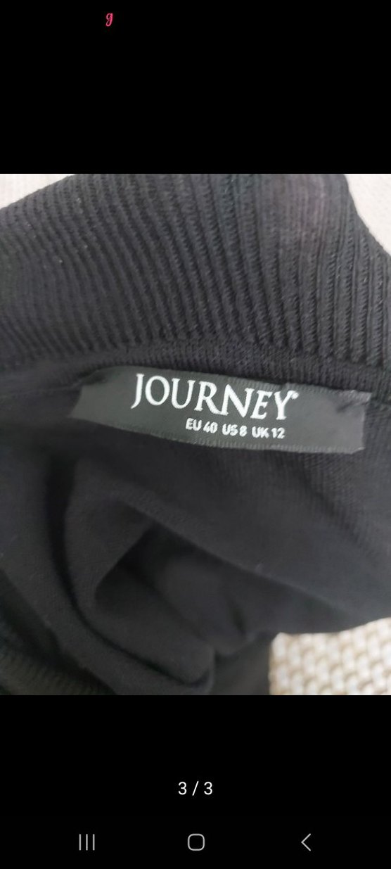 Siyah kol detaylı bluz - Görsel 3