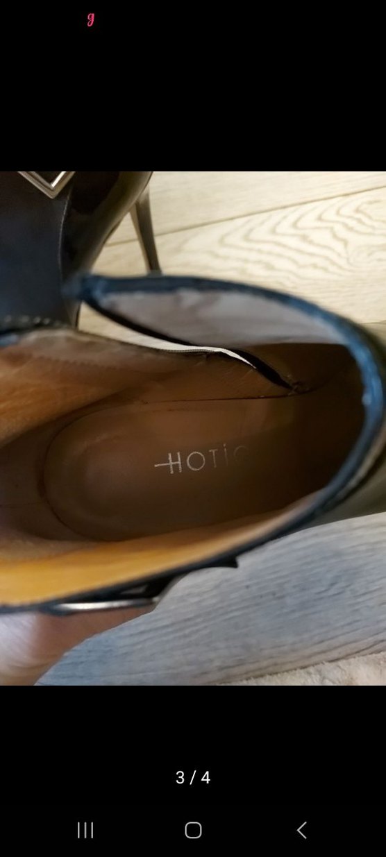 Siyah Deri Tokalı Stiletto Topuklu Kadın Bot - Görsel 3