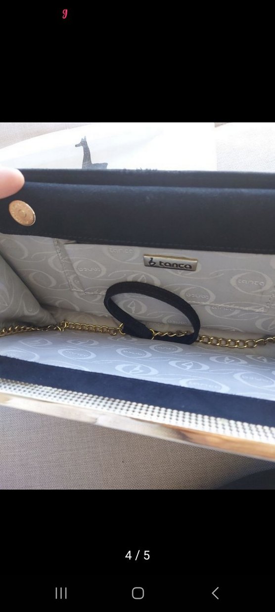 Siyah Süet Kadın Portföy Çanta - Görsel 5