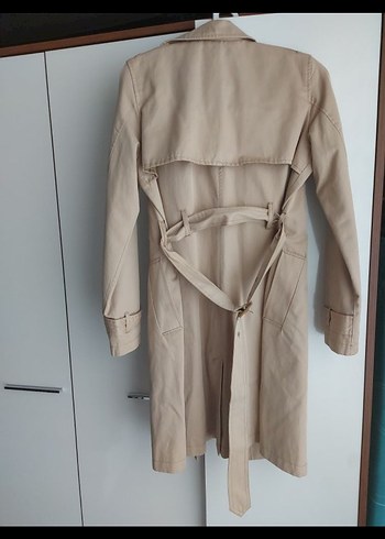 Bej Kadın Trençkot - Görsel 3