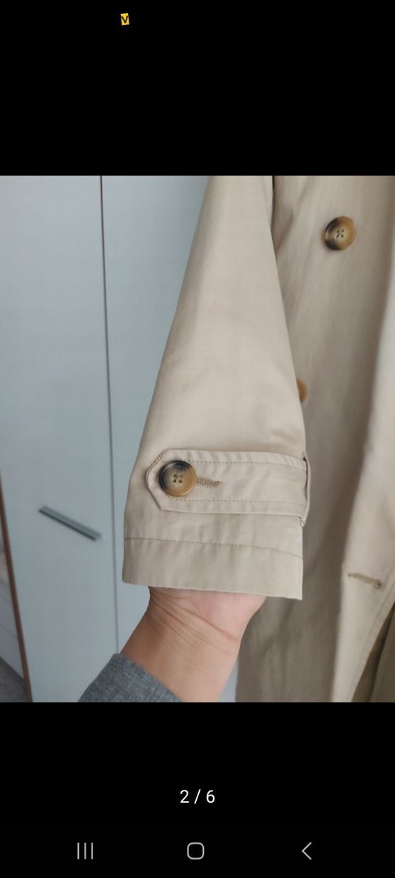 Bej Kadın Trençkot - Görsel 5