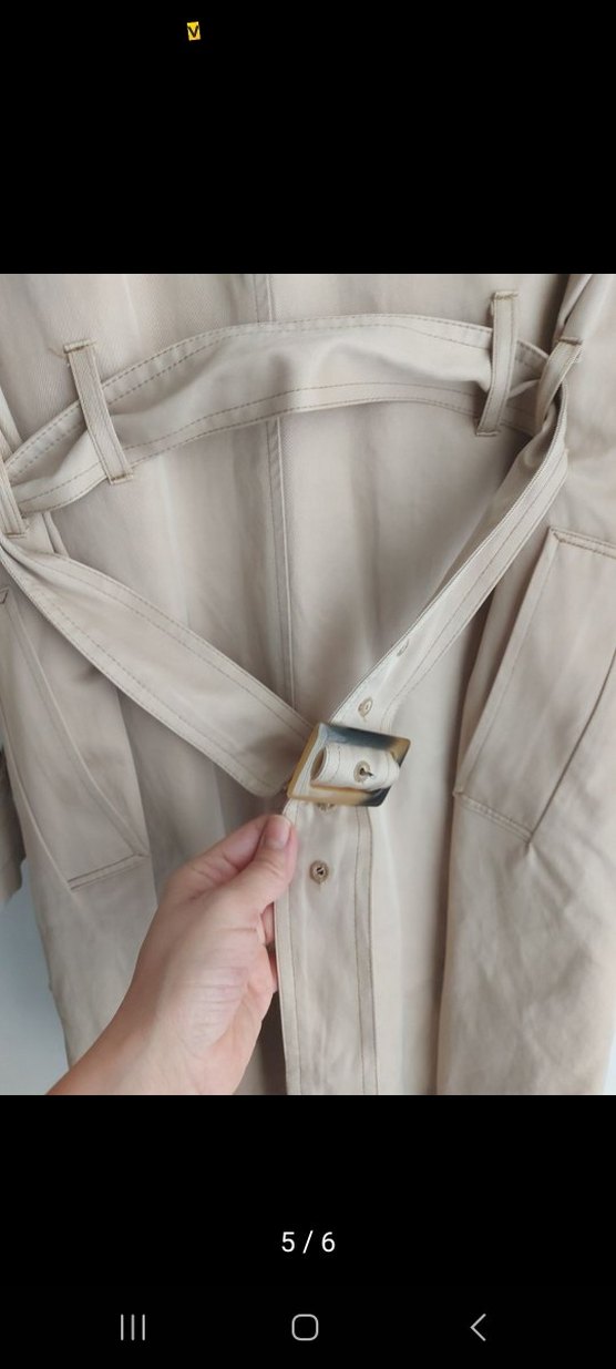 Bej Kadın Trençkot - Görsel 4