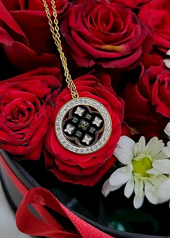 ÇELİK VİNTAGE MODEL KOLYE - Görsel 4