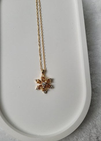 ÇELİK LOTUS ÇİÇEĞİ KOLYE - Görsel 8