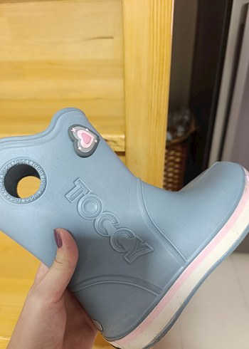 33 Beden Kız Çocuk Mavi Lastik Botlar