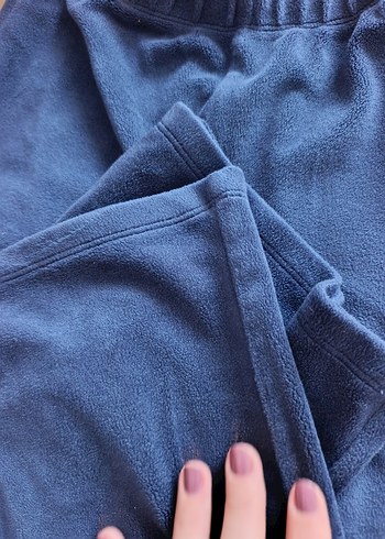 10 Yaş Beden LC Waikiki kız çocuk Mavi Bol Kesim Midi Denim Eşofman