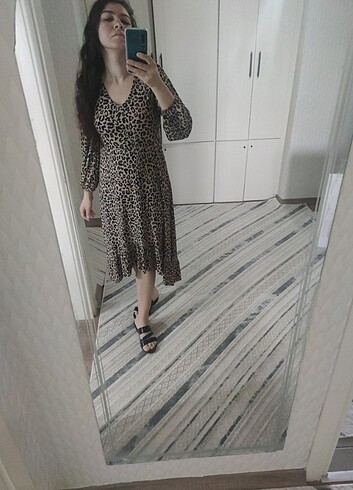 Leopar elbise