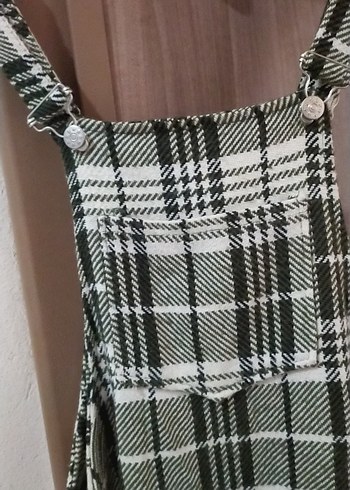 Ekose Desenli Elbise - Görsel 3