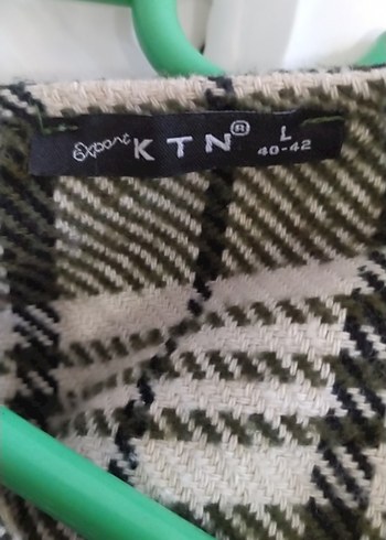 Ekose Desenli Elbise - Görsel 4