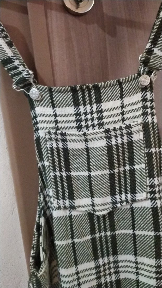 Ekose Desenli Elbise - Görsel 3