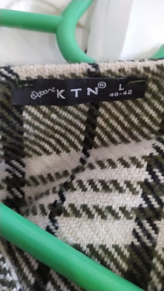 Ekose Desenli Elbise - Görsel 4