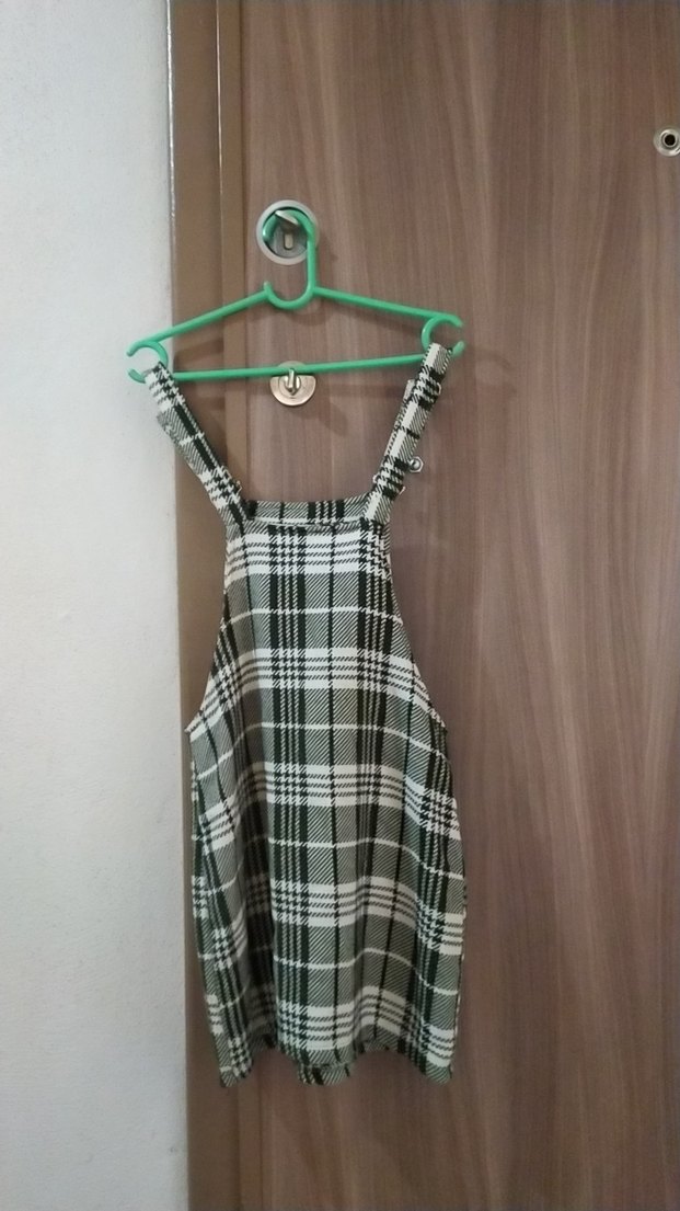 Ekose Desenli Elbise - Görsel 2