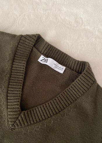 Zara V Yakalı Triko Kadın Kazak