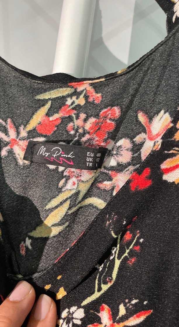 Dantel Detaylı Bohem Uzun Elbise - Görsel 3