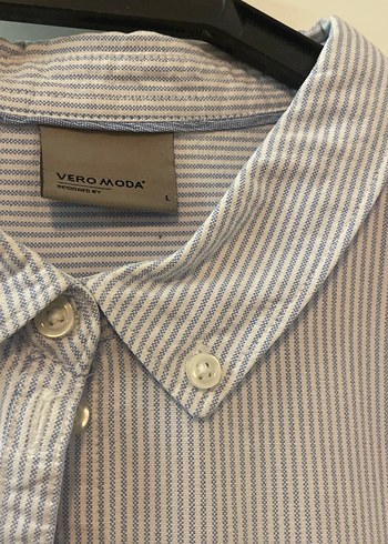 Gri Erkek Keten Gömlek, Uzun Kollu, Düğmeli - Görsel 6